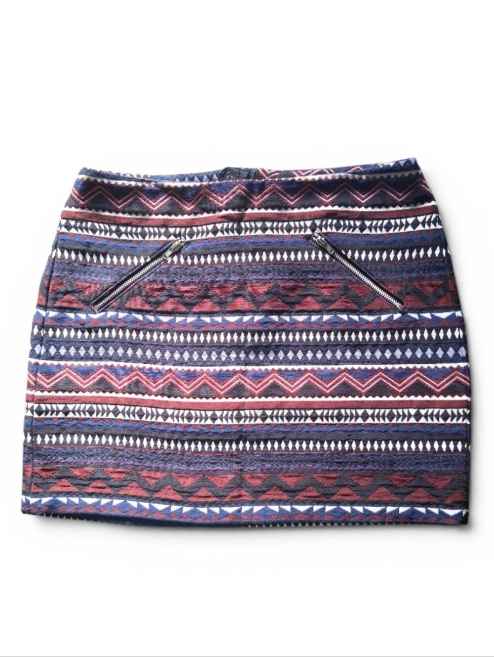 H&M Divided Mini Skirt Aztec Design Womens Size 6